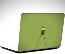 Resim Tramvay Minimal Laptop Sticker 12 İnch (29X24CM) 