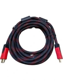 Resim Mtc HDMI Kablo 3 Metre 1.4 3D Full Hd 1080P 24K Gold Kaplama Ipek Örgülü HDMI Kablo Mtc mt H-02 
