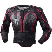 Resim Cbtx Global Ghost Racing F060 Motosiklet Binme Dişli Göğüs Koruyucu Dirsek Pedi Düşme Koruma Zırh Elbisesi 2xl Kırmızı - Siyah 2XL 