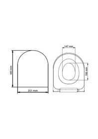 Resim Mimoza Termoplast Çocuk Yavaş Kapanan Klozet Kapağı 