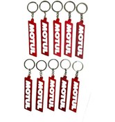 Resim Motul Kırmızı Beyaz 10 Adet Silikon Motosiklet Anahtarlık 