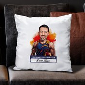 Resim Karikatürlü En Başarılı Erkek Hentbolcu Yastık 