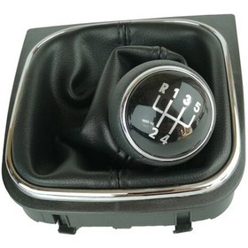 Resim Vw Jetta 2006-2014 Vites Topuzu Körüğü Siyah 5 Ileri 1K0711113Cf 