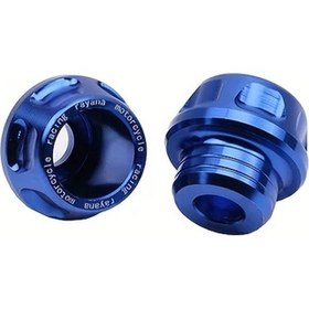 Resim Tongdashop Mavi Renk Evrensel Motor Çatal Koruması Kurulumu Kolay Dayanıklı Alüminyum Kızak 