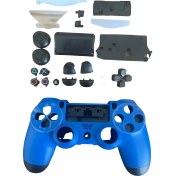 Resim Yues PS4 Dualshock Uyumlu Kasa Joystick V1 Full Kasa Tuş Takımı Mavi 
