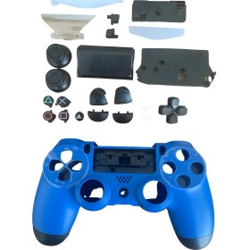 Resim Yues PS4 Dualshock Uyumlu Kasa Joystick V1 Full Kasa Tuş Takımı Mavi 