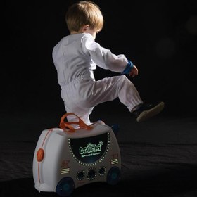 Resim Trunki Çocuk Bavulu Uzay Gemisi Skye 