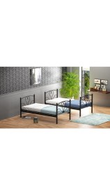Resim Ejder Metal Ranza 90X190 Genç Çocuk Yatak Odası Metal Ranza ve Karyola (Yataksız) E 