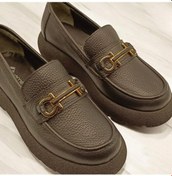 Resim Sandy Siyah Deri Günlük Ayakkabı Siyah 