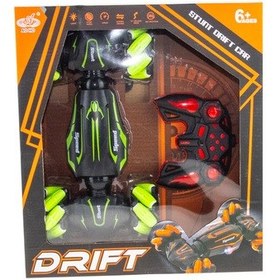 Resim Uzaktan Kumandalı 1:16 Ölçek Araba Drift Star Işıklı Şarjlı 360 