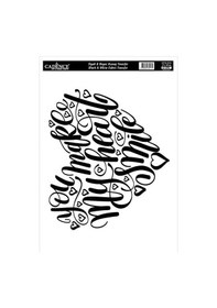 Resim Cadence Siyah&beyaz Kumaş Transfer 21x30 Cm. Kts-019 