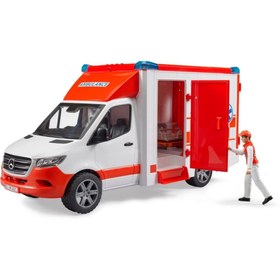 Resim NW NessiWorld Mercedes Benz Sprinter Sirenli Ambulans ve Ekibi 