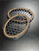Resim ARTIPOZİTİF TURUNCU Neon Işıklı 6x9 Oval Hoparlör ve Midrange Kapağı 1takım (2adet) 