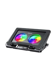 Resim Classone Gt102 Gaming Laptop Soğutucu, 2200rpm , Rgb Işıklı , Led Display , Notebook Soğutucu Stand 
