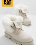 Resim Caterpillar Beige Leather Kadın Bot & Bootie Cat0111118401 