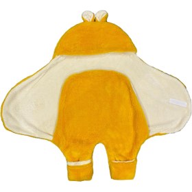 Resim Canestar - Bebek Dış Kundak (uyku tulumu) SARI - YANINDA HEDİYE PELUŞ AYI - UYKU ARKADAŞI PELUŞ AYI 