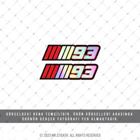 Resim Bay Etiket HLG67 Hologram Lorenzo 93 Etiketi 