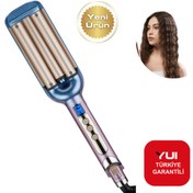 Resim Yui DHS-1868W Seramik Su Dalgası(wag)Saç Maşası(Yui Türkiye Garantili) 