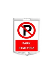 Resim Hayat Trafik Park Etmeyiniz Uyarı Levhalı Delinatör Seti 