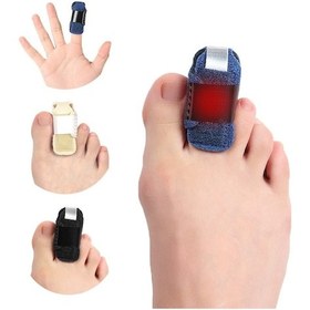 Resim Sones Parmak Ve Ayak Eklem Burkulması Destekli Germe Egzersiz Kemeri Sol Siyah 