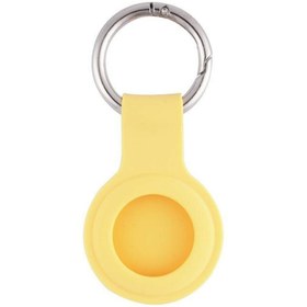 Resim TEKNETSTORE Apple Airtag Uyumlu Anahtarlık Silikon Kılıf Yumuşak Yüzey Premium Yüksek Koruma 