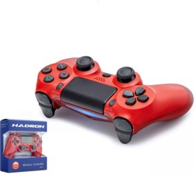 Resim Oyun Kolu Gamepad Kablosuz Ps4 Buletooth Kırmızı Hadron HD-323K 