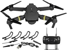 Resim 4K Çift Lens Drone Wifi Bağlantılı Otomatik Dengeleme Özellikli Katlanabilir 27 cm 