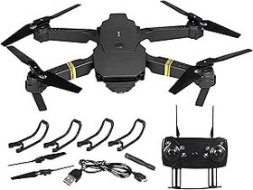 Resim 4K Çift Lens Drone Wifi Bağlantılı Otomatik Dengeleme Özellikli Katlanabilir 27 cm 