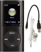 Resim PUSOKEI Şık Taşınabilir MP3 Çalar - 64 GB Bellek Desteği - Kayıpsız Ses, Kulaklık, 1,8 inç LCD Ekran 