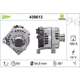 Resim VALEO 439613 Alternator 12 V 180A BMW 1 Serisi - 3 Serisi - X1 - X3 2.0D Com Uclu 12317802261 (WK172995) 