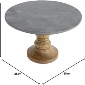 Resim Patna Kek Standı, Taş Ahşap 