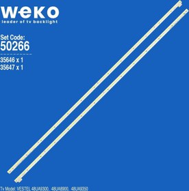 Resim WKSET-5266 35646X1 35647X1 17ELB48ULR4 7020PKG 66EA 2 ADET LED BAR (66LED) 