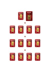 Resim Nadir Gold 24 Ayar 18 Gram Külçe Altın 1 Adet 5 Gram Külçe Altın + 13 Adet 1 Gram Külçe Altın 