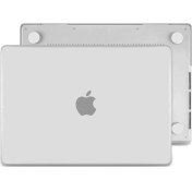 Resim Novstrap Apple Macbook Air 13 Inç A1932-A2179 Uyumlu Sert Mat Frosted Kılıf Anti Fingerprint 
