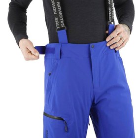 Resim Salomon Brilliant Pant Erkek Mavi Kayak Pantolonu 