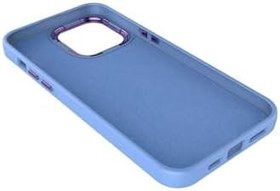 Resim Zipax Samsung Galaxy M12 İle Uyumlu Kılıf Metal Çerçeve Ve Buton Tasarımlı Silikon Zr Luna Glx Lila 