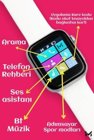 Resim Pazariz Akıllı Saat Nabız ve Tansiyon Ölçer Arama Özellikli Çift Tuş Aktif T500 Son Sürüm Ios/androıd Uymlu 