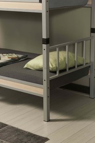 Resim ARGİMO Yurt Genç Çocuk Odası Metal Ranza Ve Karyola 90x200 