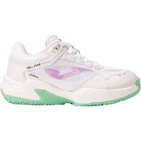 Resim Joma Slam Beyaz Kız Çocuk Padel - Tenis Ayakkabısı Jslams2532om Beyaz 