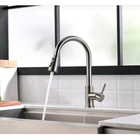 Resim Flora Floke Batarya Sipiralli İnox Evye Bataryası Gümüş 