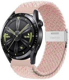 Resim clemon Honor Magic Watch 2 42 mm Uyumlu 20 mm Metal Klipsli Flexıble Kordon Pembe Kırçıllı 