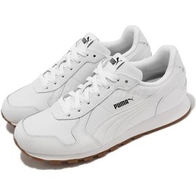 Resim Puma St Runner Full Deri Unisex Beyaz Spor Ayakkabısı 001 