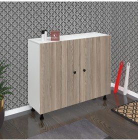 Resim Kenzlife Ayakkabılık Merkub5 Crdbyz 83 100 32 Kapaklı 5 Raflı 25 Çift Ayakkabı Kapasitesi Ahşap 