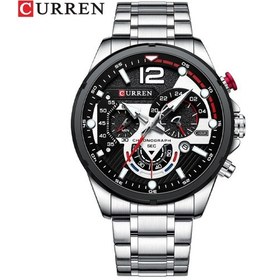 Resim Mufunye Curren Erkek Kol Saati 8395 - 47mm Kasa, 3atm Su Geçirmez, Gündelik Takvim, Çelik Kayış Spor Modeli Altın 