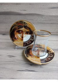 Resim River World 12 Parça 6 Kişilik Çay Seti Takımı Zeu Serisi Çok Renkli 