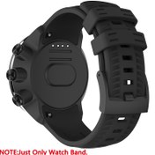 Resim Suunto 9/Spartan Bilek hr Baro ile Uyumlu Silikon Spor Saat Kayışı - Hızlı Açma Pimleri ile Nefes Alabilen Yumuşak Değiştirme Bilekliği 