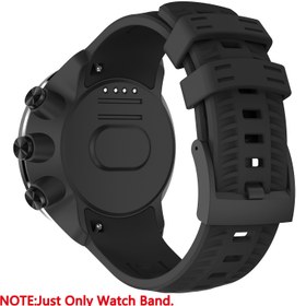 Resim Suunto 9/Spartan Bilek hr Baro ile Uyumlu Silikon Spor Saat Kayışı - Hızlı Açma Pimleri ile Nefes Alabilen Yumuşak Değiştirme Bilekliği 
