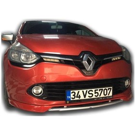 Resim Renault Plastik Clio 4 Makyajlı Ön Ek 2 Parça 