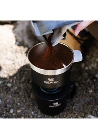 Resim Stanley Klasik Brew Pour Over Paslanmaz Çelik Kahve Demleyici Siyah Siyah 