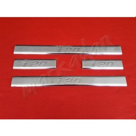 Resim Markadan Hyundai I20 Krom Kapı Eşiği 2008-2014 4 Parça Paslanmaz 
